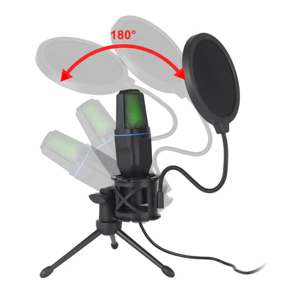 USB Microphone RGB Microfone