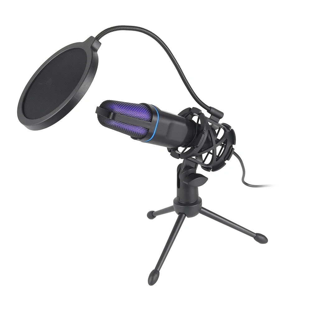 USB Microphone RGB Microfone